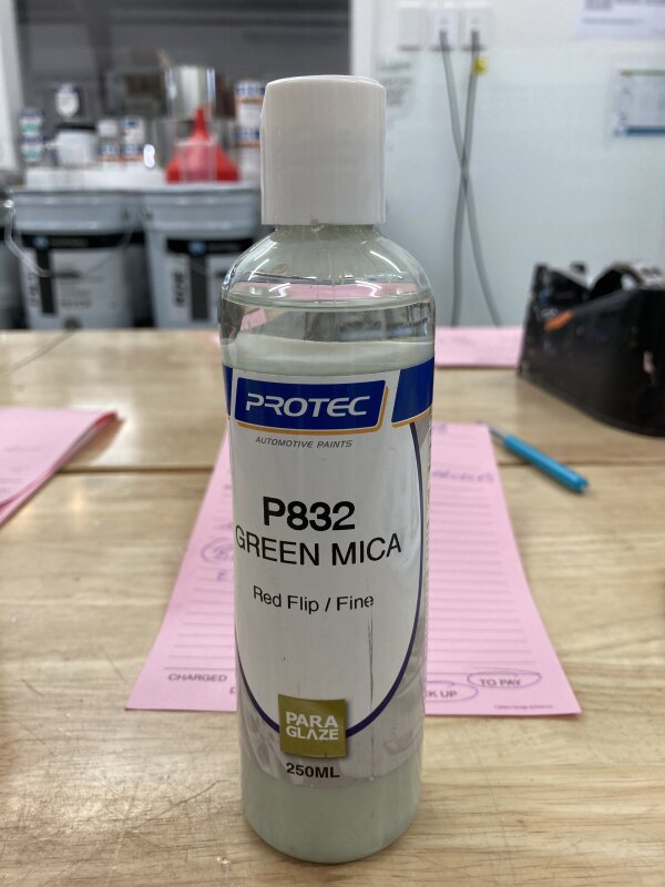 PARAGLAZE P832 GREEN MICA - RED FLIP - FINE 250ML