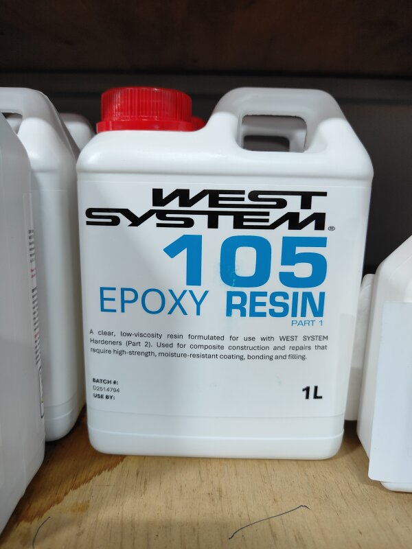 West 105 Epoxy Resin Base Only 1L