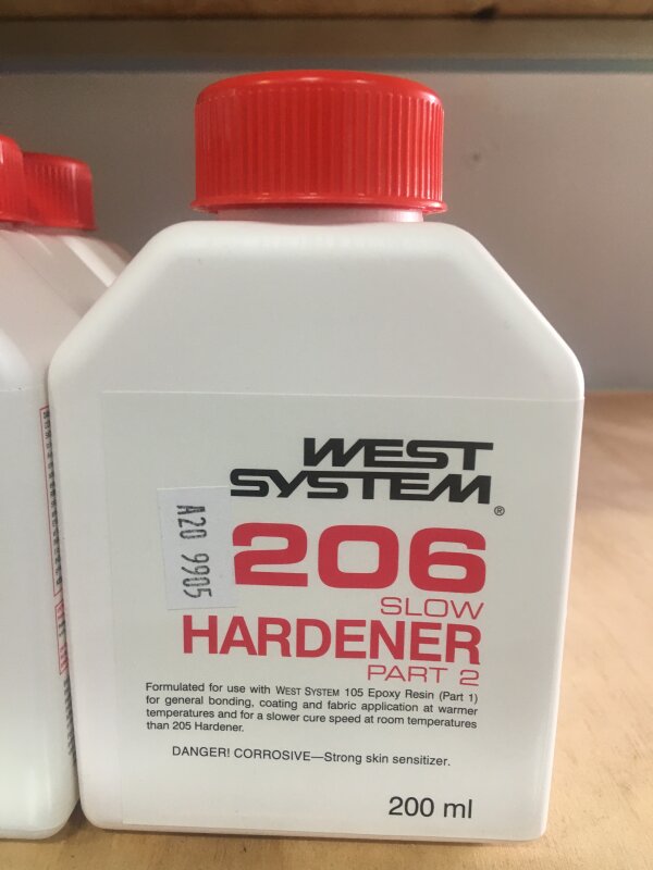 West 206 Slow Epoxy Hardener - 200ml