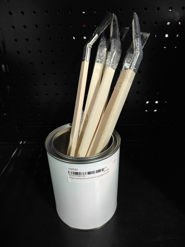 Offset RadiatorBrush15mm WoodenHandle
