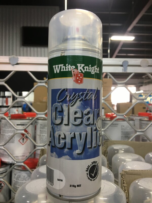 Crystal Clear Acrylic Satin Aero 310gm