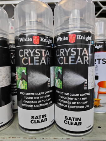 Crystal Clear Acrylic Satin Aero 310gm