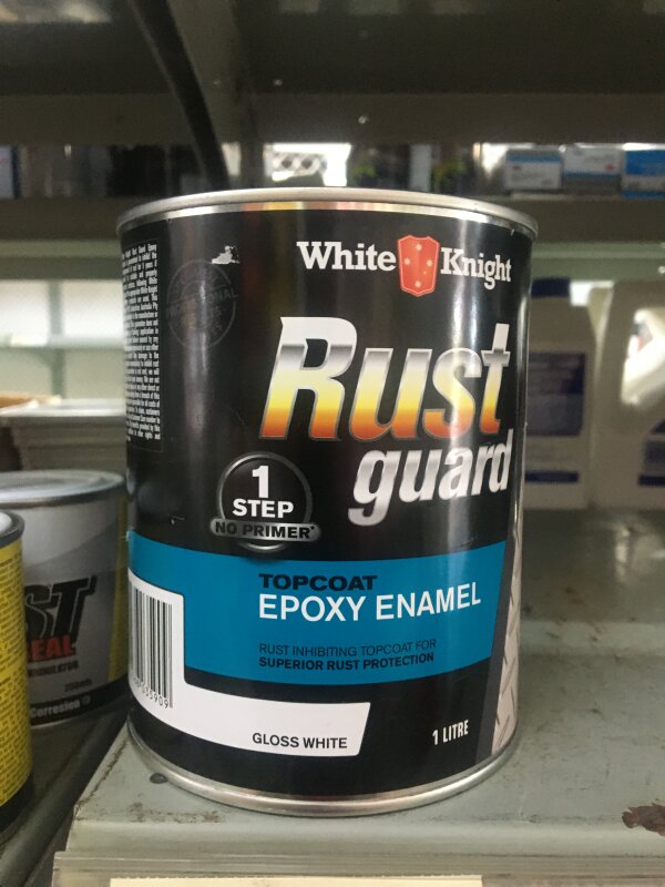 RustGuard Epoxy Enamel Gloss White Tintable 1L