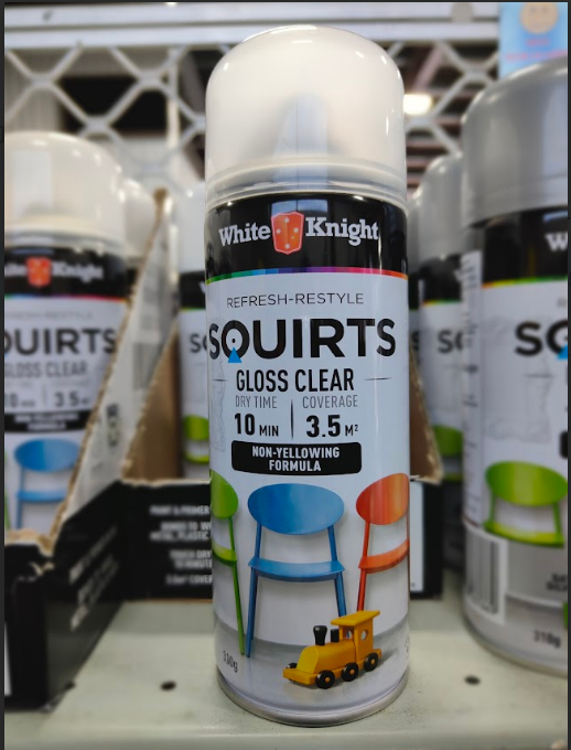 White Knight Squirts Clear Gloss 310gm