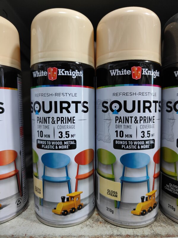 White Knight Squirts Cream 310gm