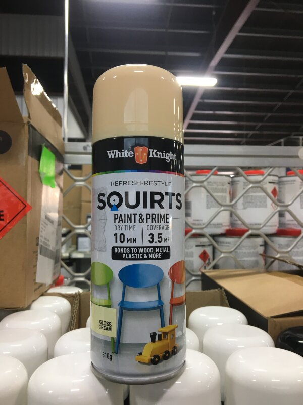 White Knight Squirts Cream 310gm