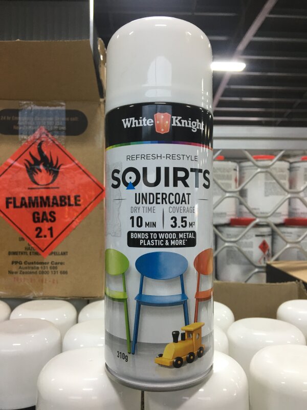 White Knight Squirts Undercoat 310gm