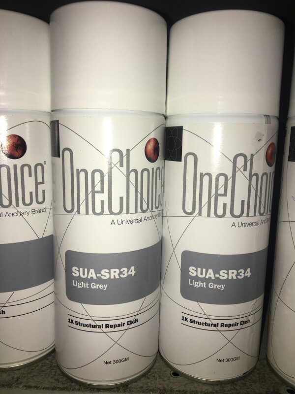 AEROSOL 1K STRUCTURAL REPAIR ETCH - LIGHT GREY