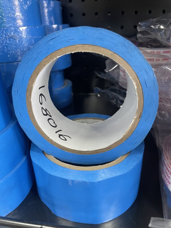 14 DAY EXTERIOR UPVC RUBBER MASKING TAPE 48MM X 50M BLUE