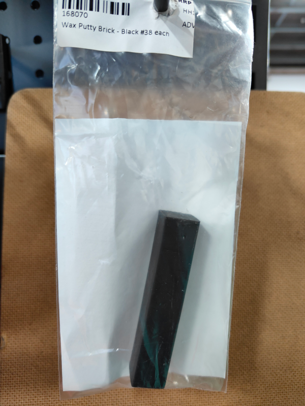 Wax Putty Brick - Black #38 each
