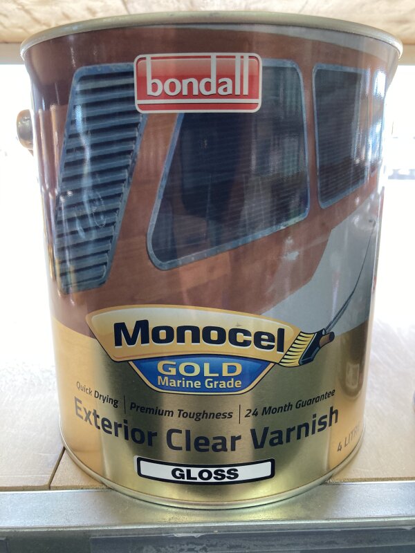 SI MONOCEL Gold Varnish - Gloss 4L