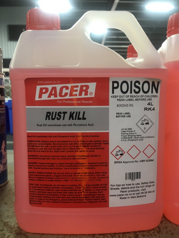 CC Pacer Rust Kill 4 Ltr Bottle