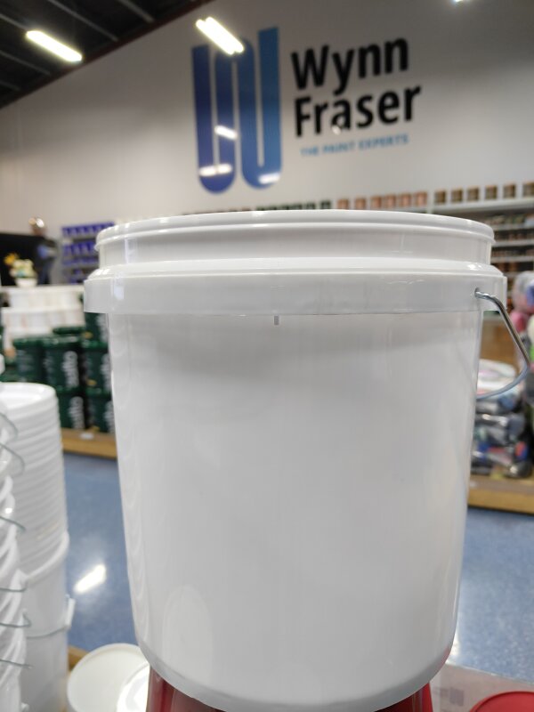 10 LITRE WHITE PAIL/BUCKET