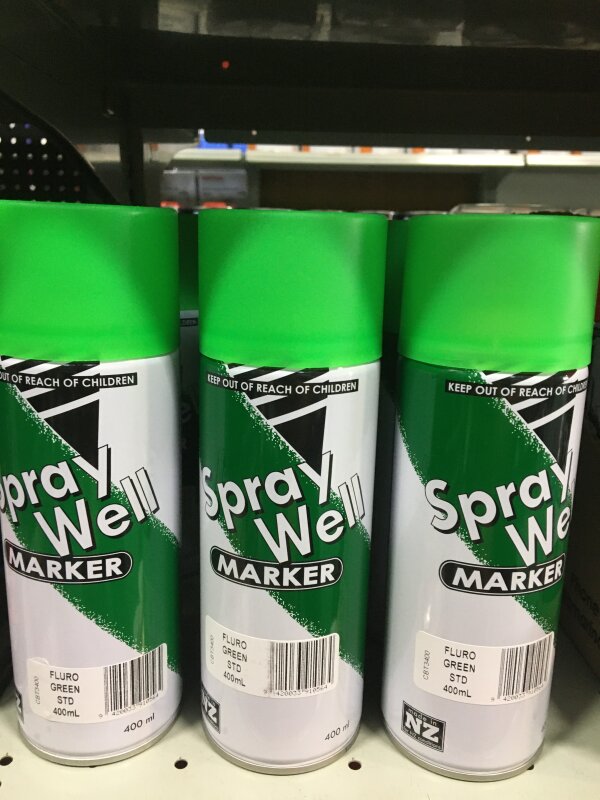 DM Spraywell Marker - 400ml Fluro Green