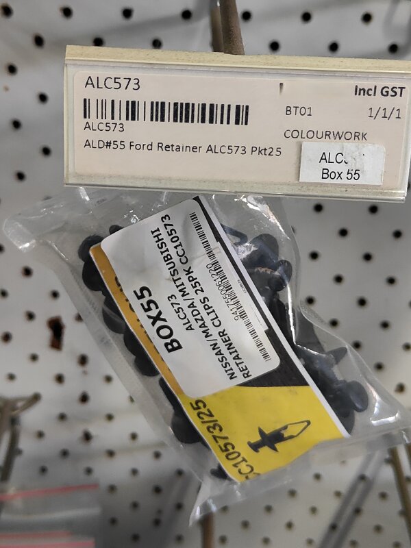 ALD#55 Ford Retainer ALC573 Pkt25