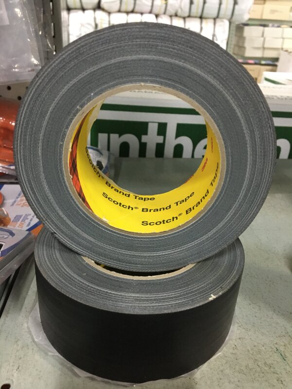 3M 389 Black Cloth Duct Tape 48mm and 36mm  x 30m