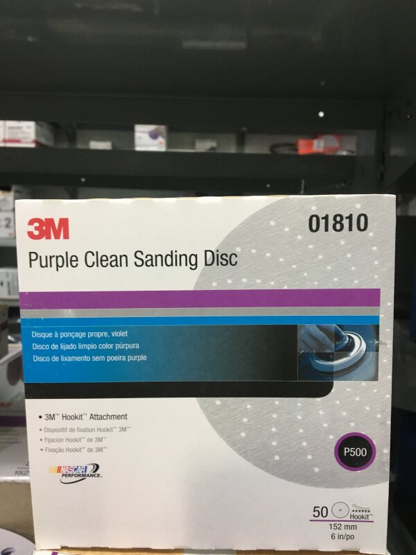 3M Purple Clean Sand Discs P500