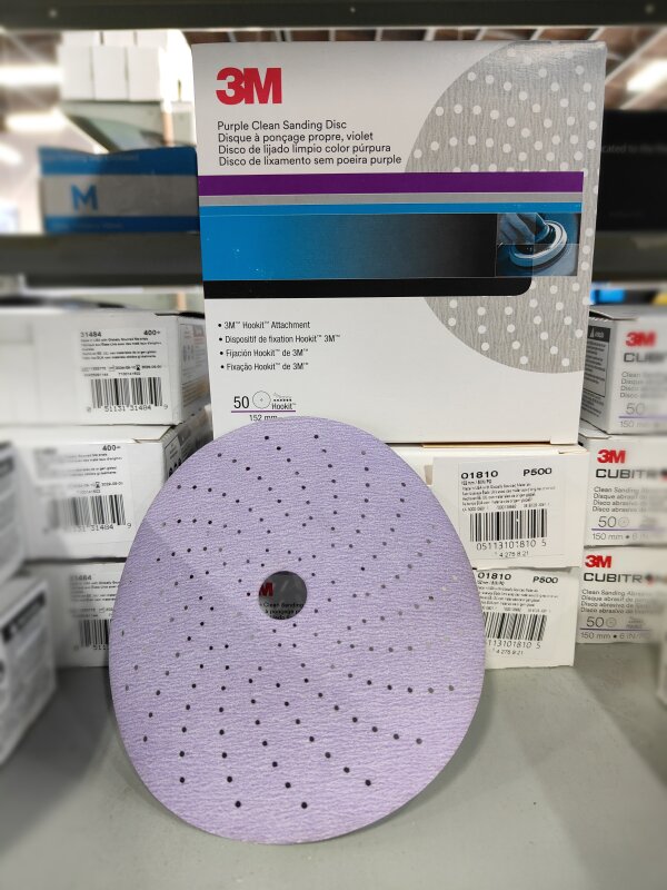 3M Purple Clean Sand Discs P500 737U