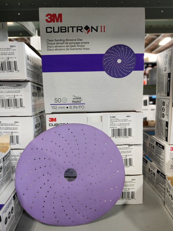 31484 CUBITRON P400 CLEAN SANDING DISC 152MM