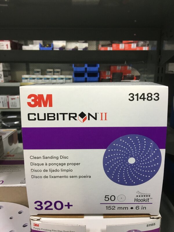 31483 CUBITRON P320 CLEAN SANDING DISC 150MM