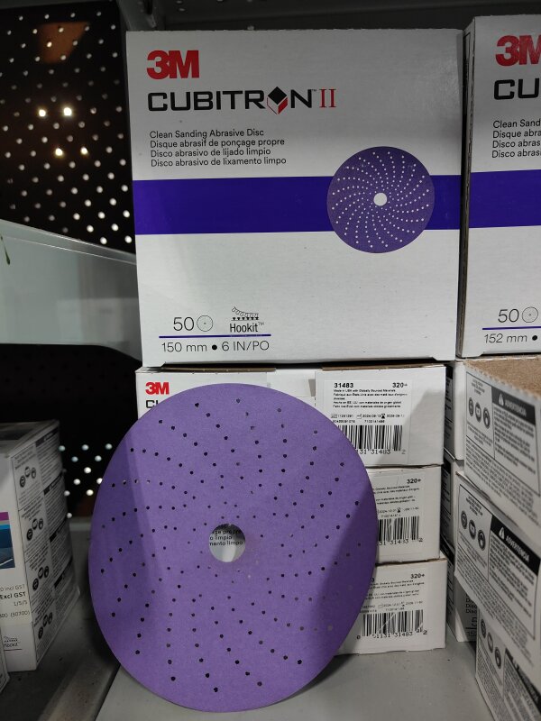 31483 CUBITRON P320 CLEAN SANDING DISC 150MM
