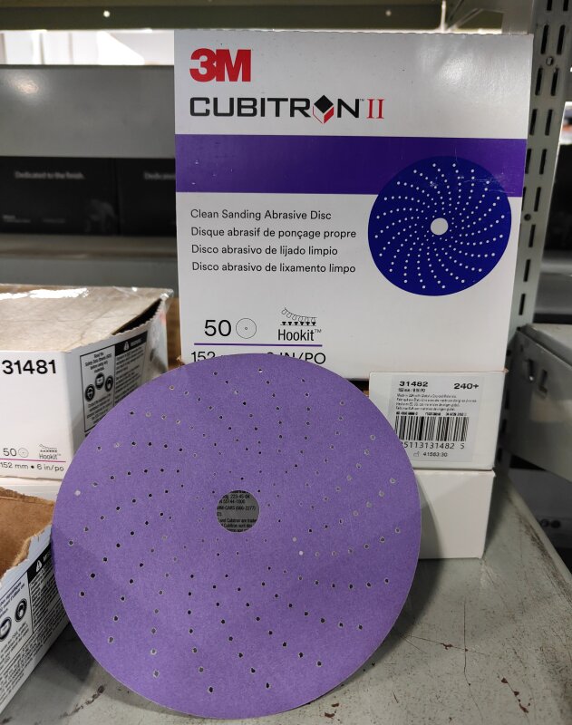 31482 CUBITRON P240 CLEAN SANDING DISCS 150MM