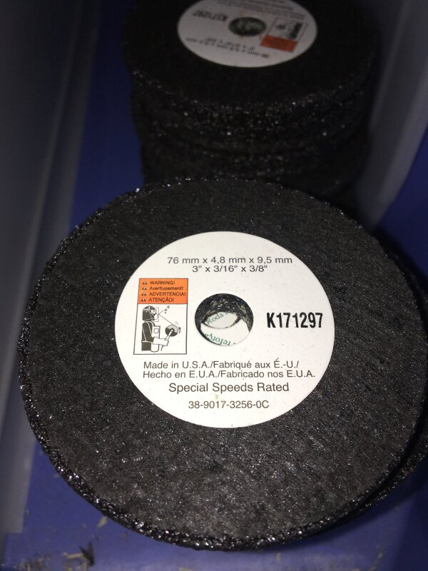 3M Green Corps Grinding Wheel 76mm 1991 Wynn Fraser