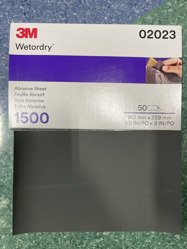 3M 401Q Wetordry P1500 Imp. Paper - Grey