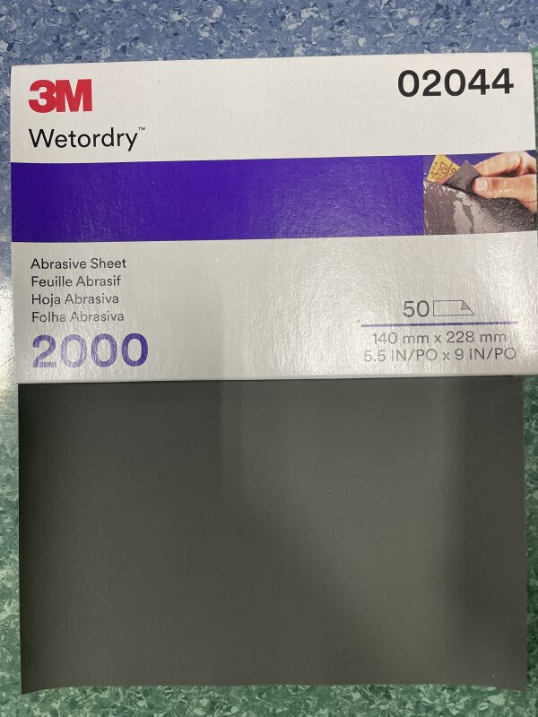 3M 401Q Wetordry P2000 Imp. Paper - Grey