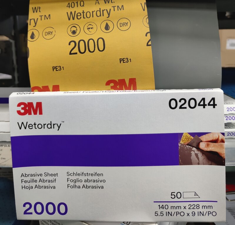 3M 401Q Wetordry P2000 Imp. Paper - Grey