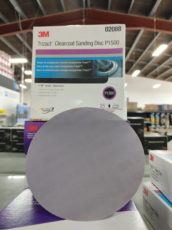 3M TRIZACT Hookit 2088 P1500 150mm