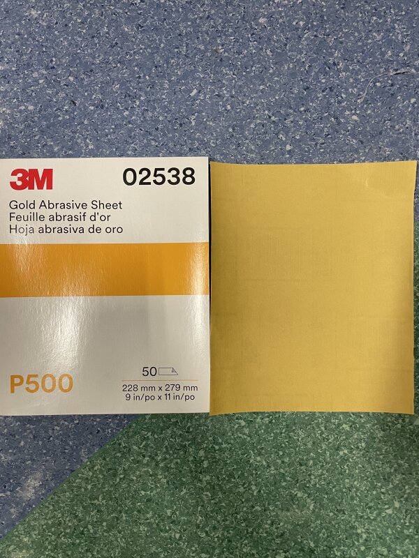 3M 216U Prodn. P500A Fre-Cut Paper -Gold