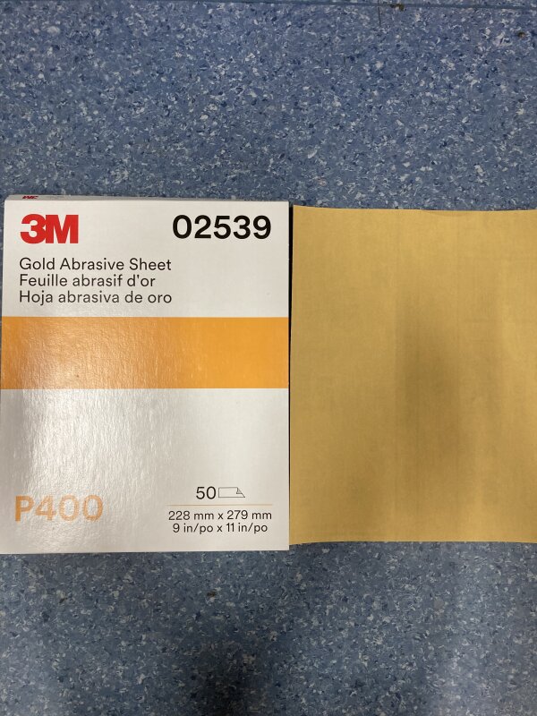 3M 216U Prodn. P400A Fre-Cut Paper -Gold