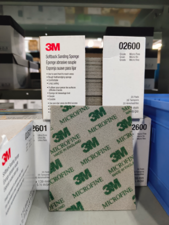 3M 02600 SOFT BACK SANDING SPONGES MICRO FINE