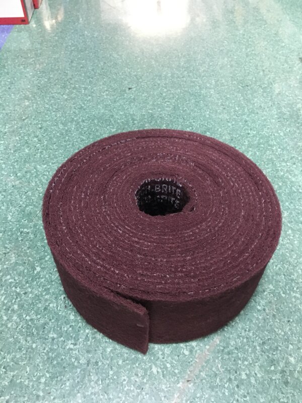 3M ScotchBrite 7447  Maroon Roll 115mm