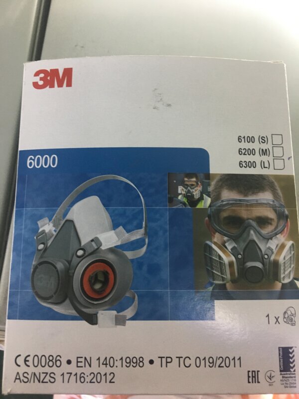 3M 6300 Respirator Face Piece Large