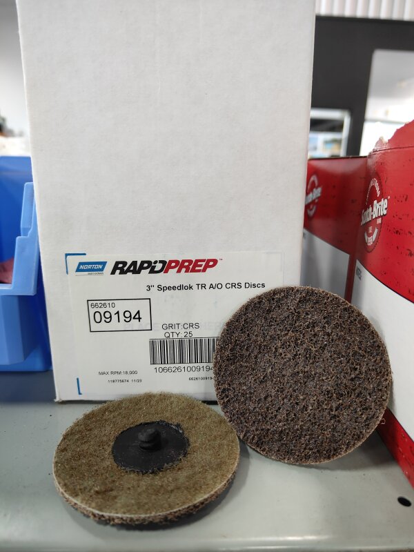 NO SPEED-LOK TR DISC 76MM COARSE BROWN BEAR-TEX