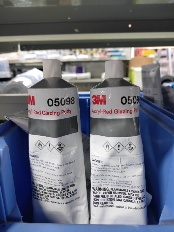 3M Acryl - Red Glazing Putty 410gm 05098