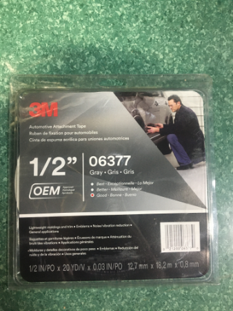 3M Acrylic Foam Tape - 6382 12mm x 18.3m