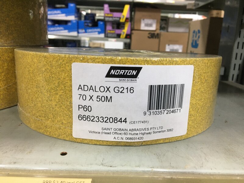 ADALOX ROLLS 70MM X 50M P60