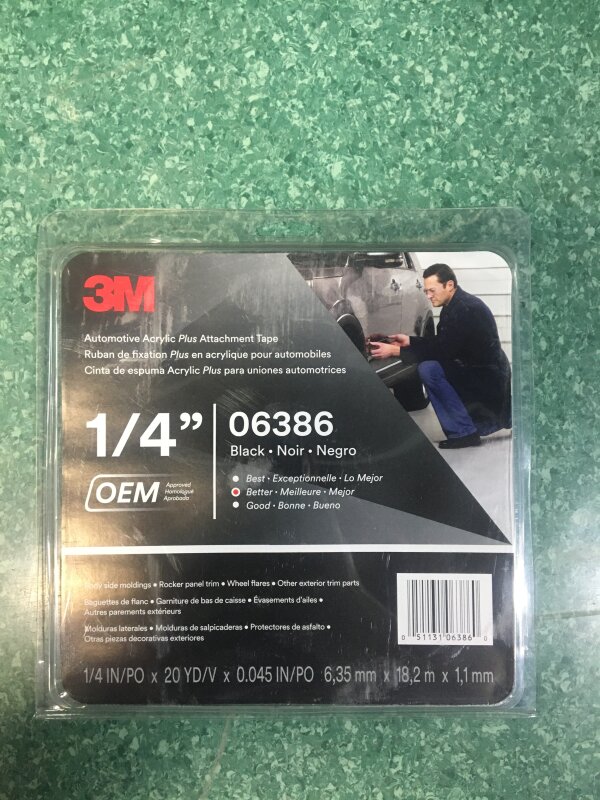 3M 6386 ACRYLIC PLUS FOAM TAPE 6MMX18.3M