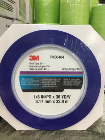 3M 471+ Fine Line Tape - Indigo 3mm x 33m