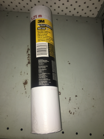 3M Folded Masking Film 1210mm x55m AMF48