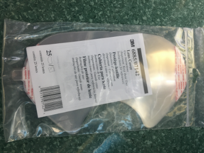 3M 6885 Facepiece Lens/Shield Covers -25pk