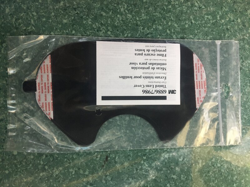 3M 6886 Face Shield Lens Covers Tinted Pkt