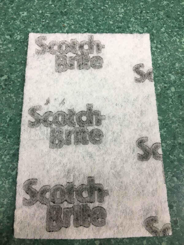 3M ScotchBrite 7445 L/D White Pad 230mm