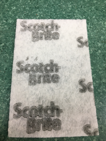 3M ScotchBrite 7445 L/D White Pad 230mm