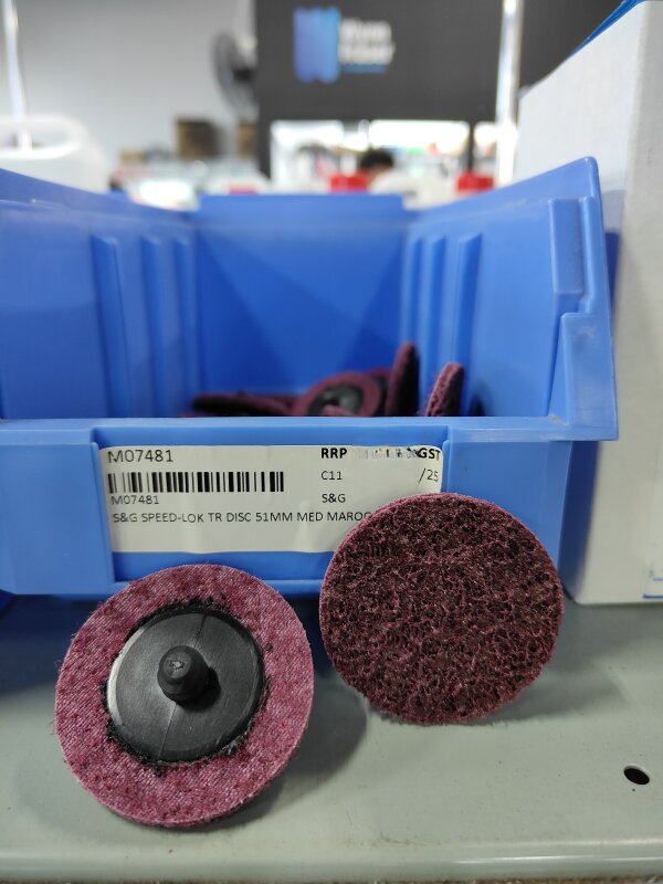 NO SPEED-LOK TR DISC 51MM MED MAROON BEAR-TEX