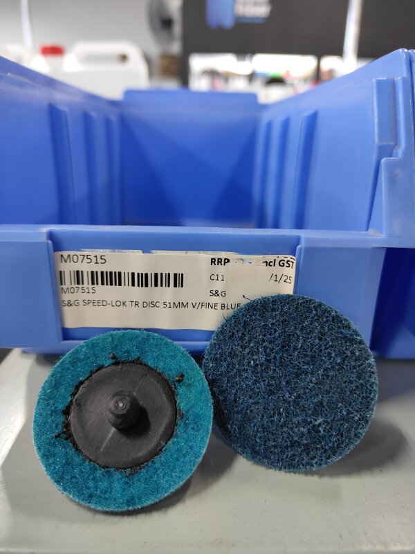 NO SPEED-LOK TR DISC 51MM V/FINE BLUE BEAR-TEX