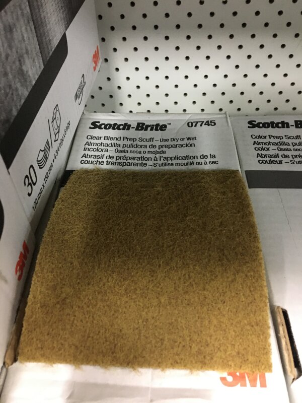 3M ScotchBrite Clear Blend Prep Gold No3